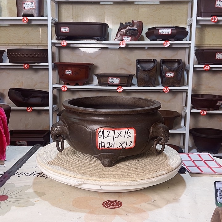 紫砂花盆行*紫砂花盆