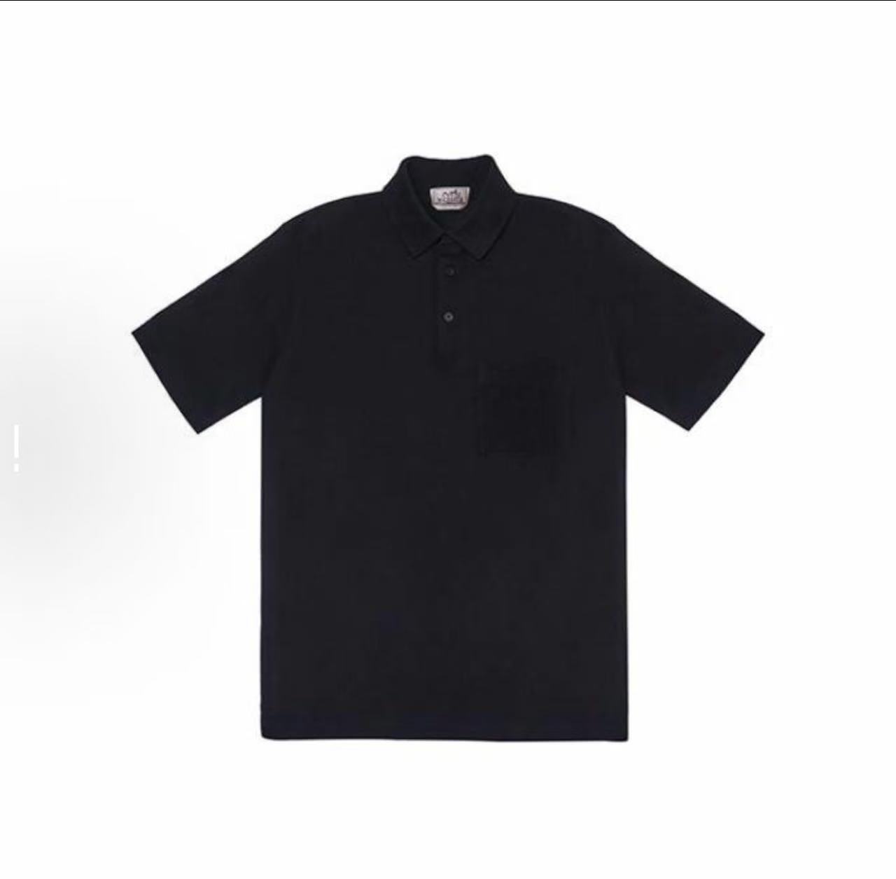 未使用 Hermes/爱马仕 黑色polo衫