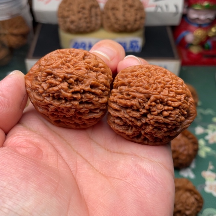 【闪购商品】把件文玩核桃37大蒜有修