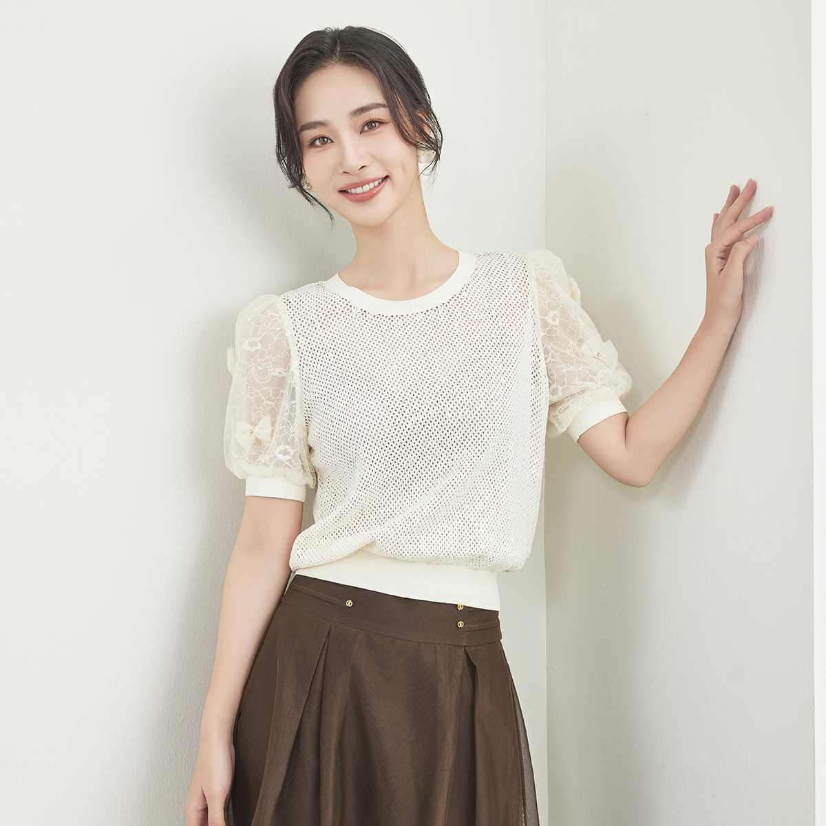 【柠檬专属】佳人苑针织衫女夏季新款J425020