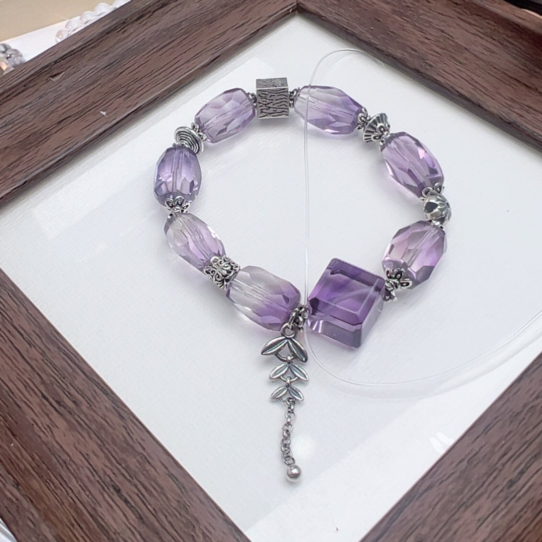 水晶手链未镶嵌.****✨巴西紫水设计款