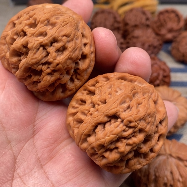 文玩核桃把件财核桃