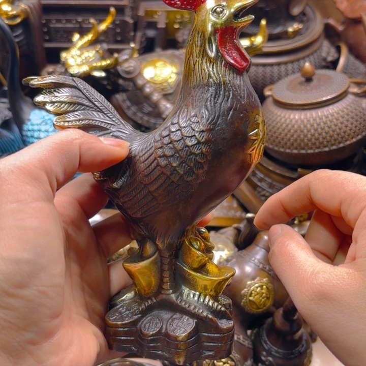 铜器摆件收收藏藏