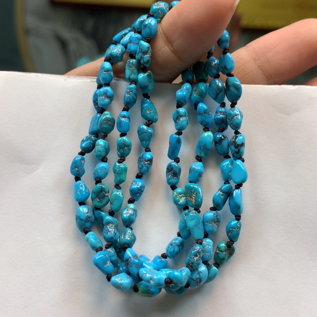 绿松石未镶嵌长链