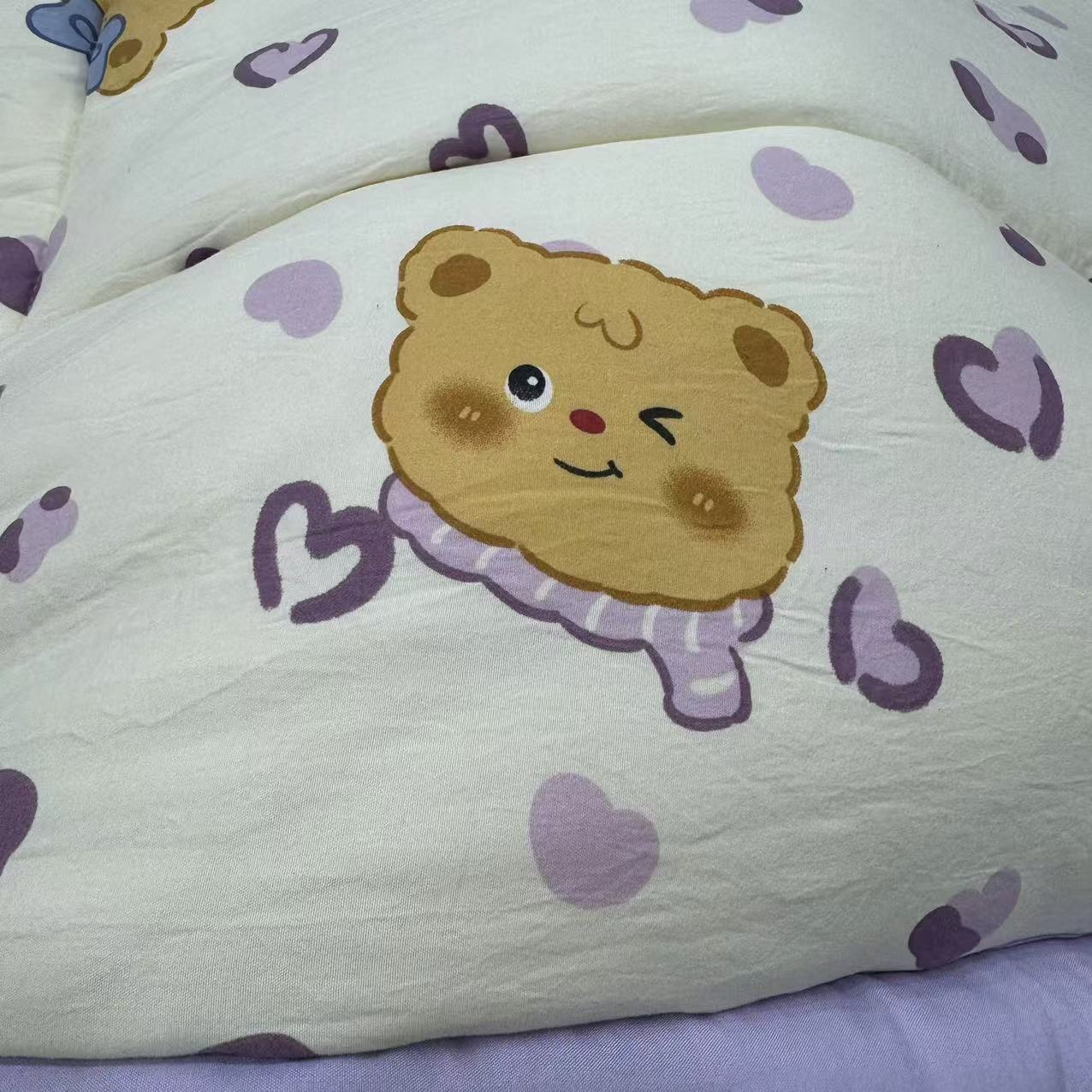 【饼干熊秋冬被】柔软加厚透气春秋被秋冬被