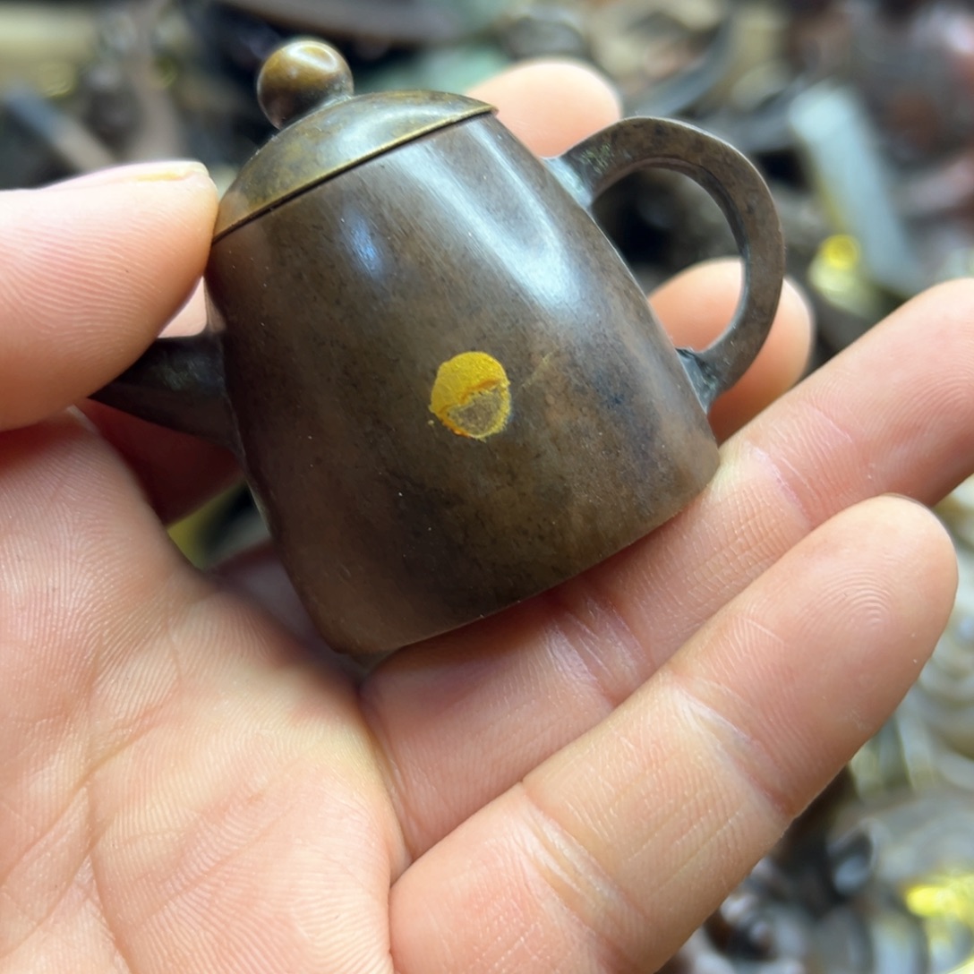 铜摆件欢迎欢迎你