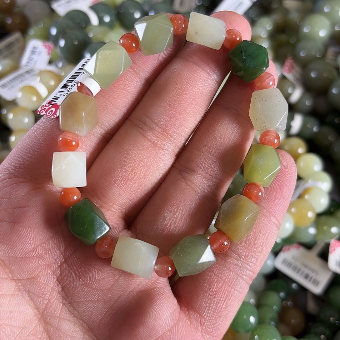 和田玉手链未镶嵌W199