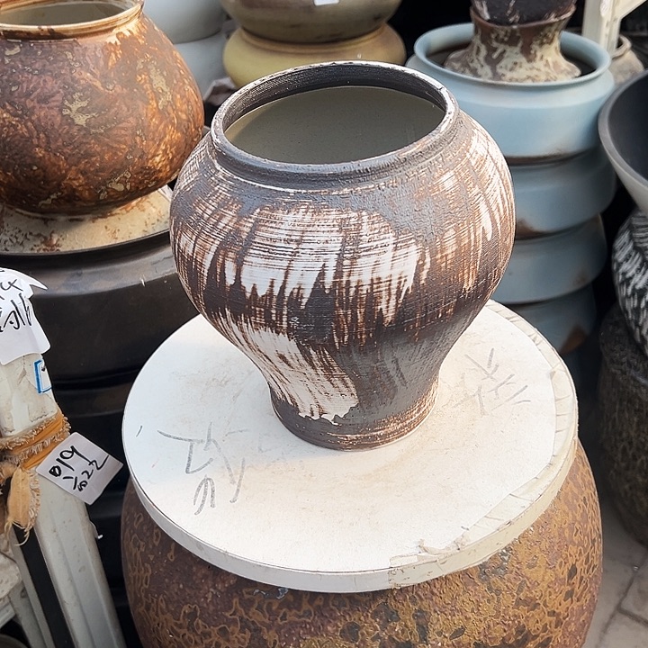 景德镇精品花盆栽适口14高20