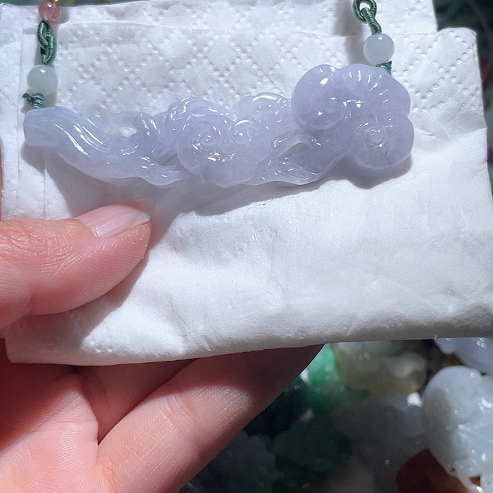 颈饰未镶嵌翡翠天