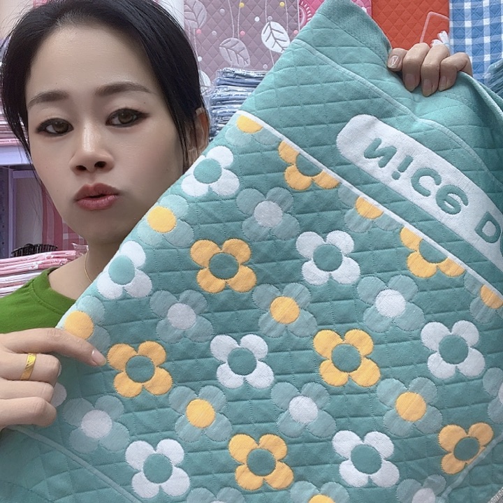 棉绿色幸福纯棉面料