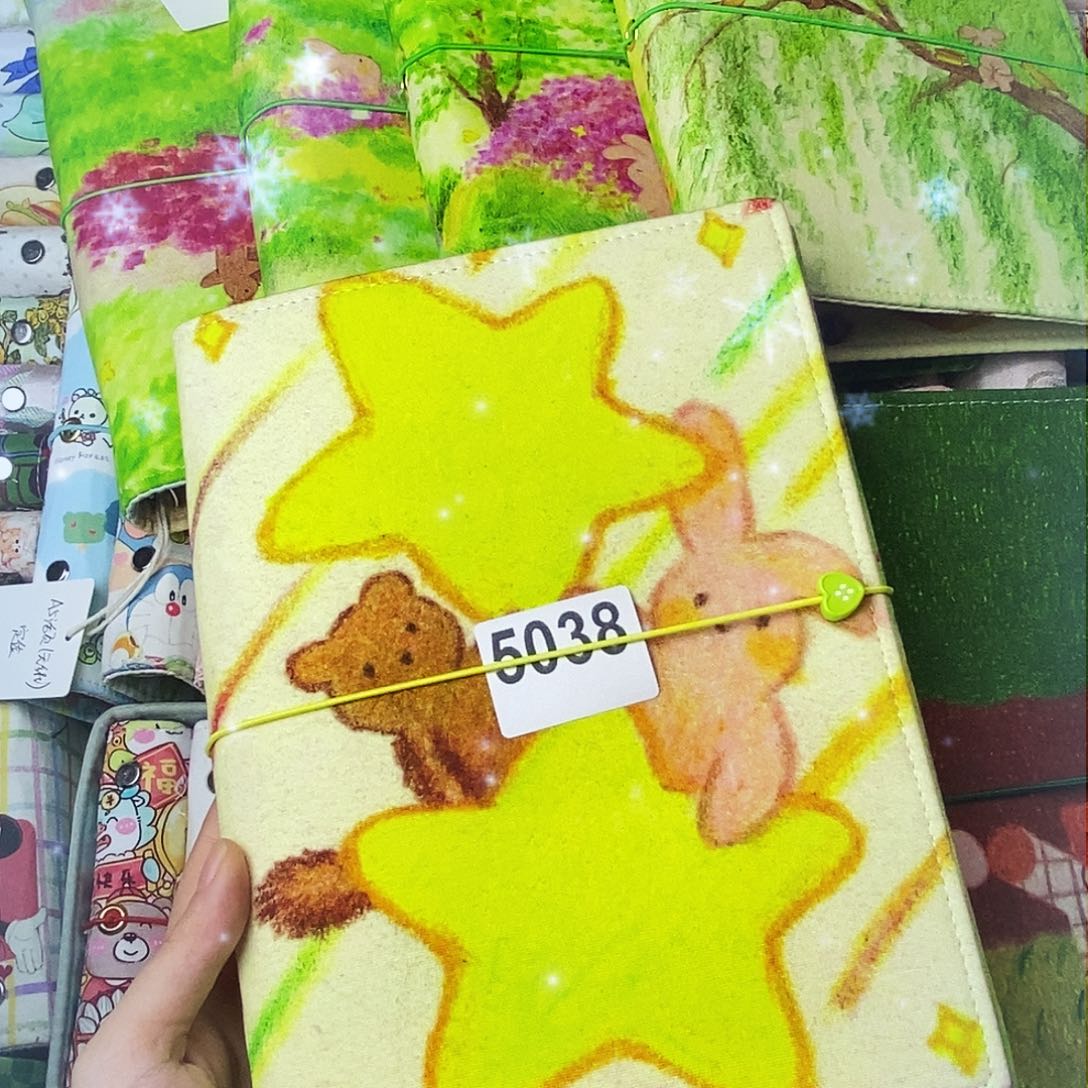 织绣A5活页不加纸5038