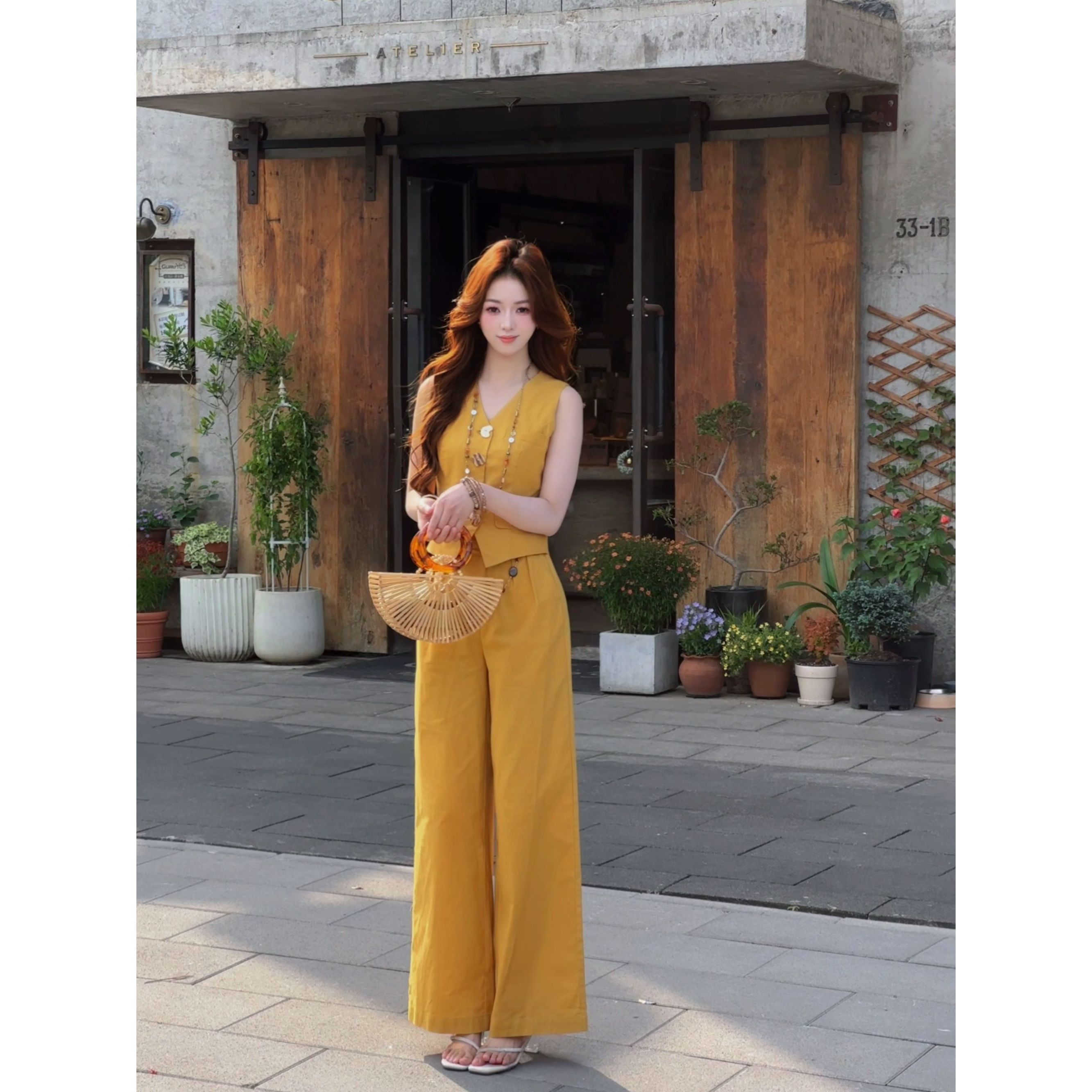 冉冉定制●【海岛热恋】时尚休闲两件套预LUX5TZ3280（不含腰带哦）