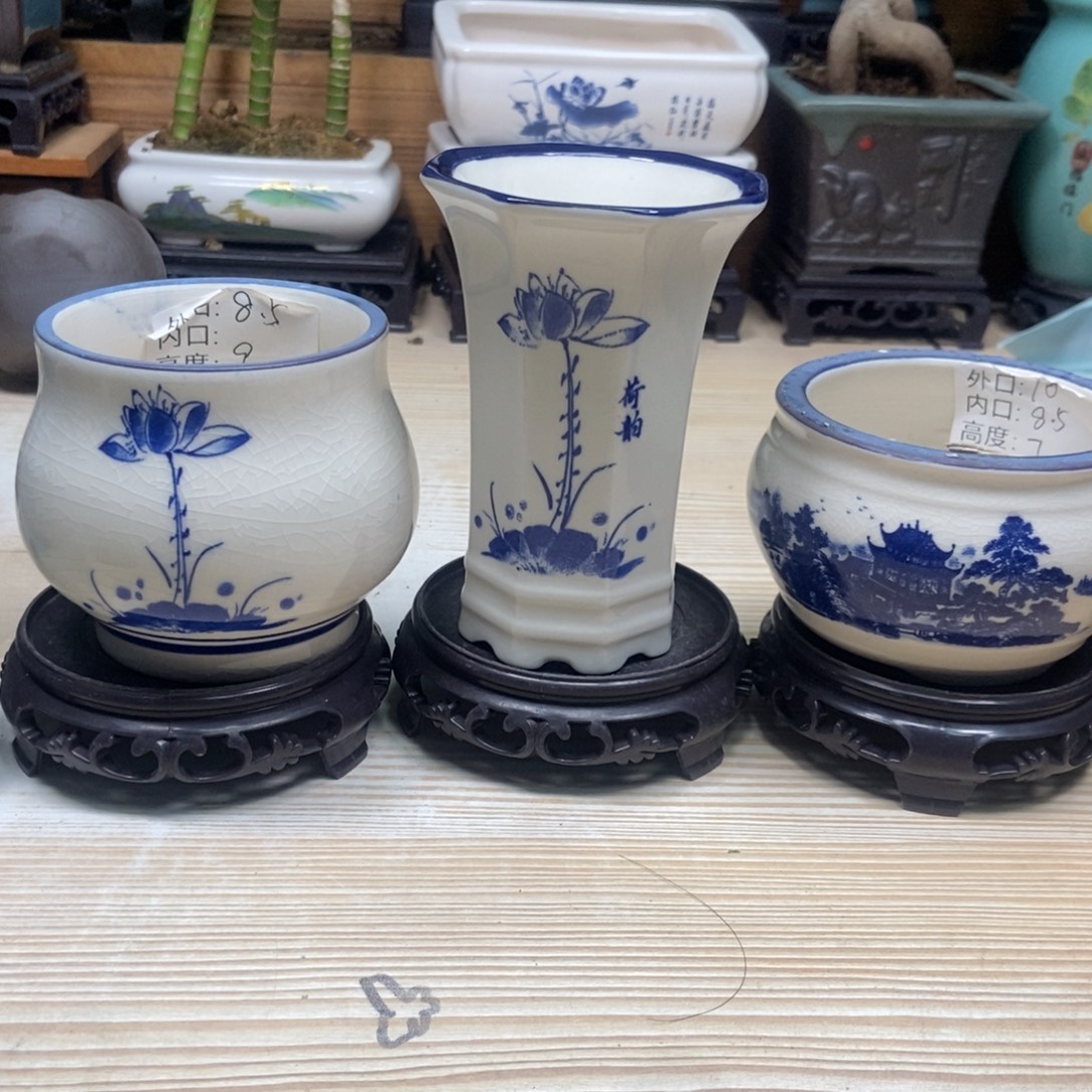 瓷片陶瓷花盆陶瓷艺术