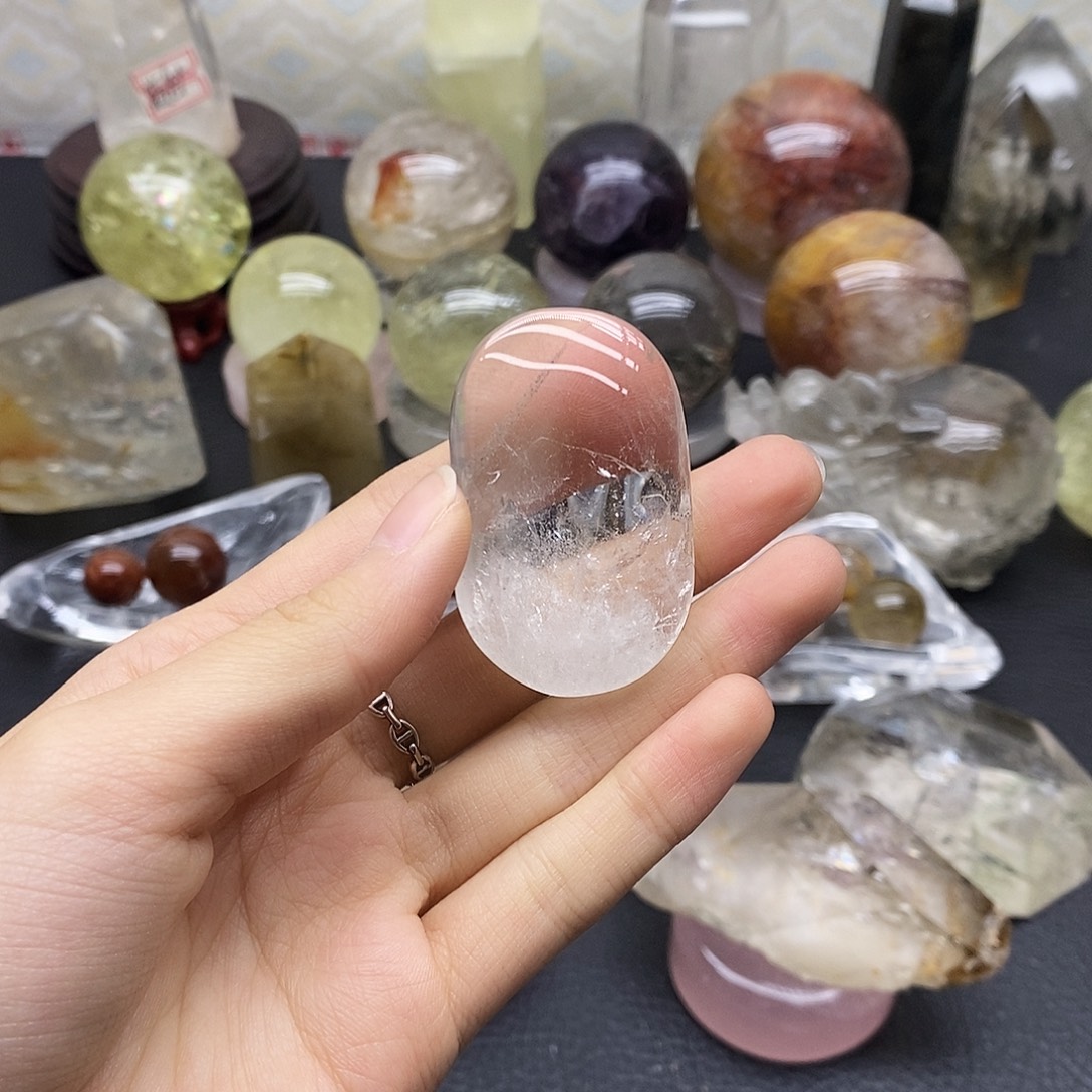 珠宝半成品水晶未镶嵌205水晶石