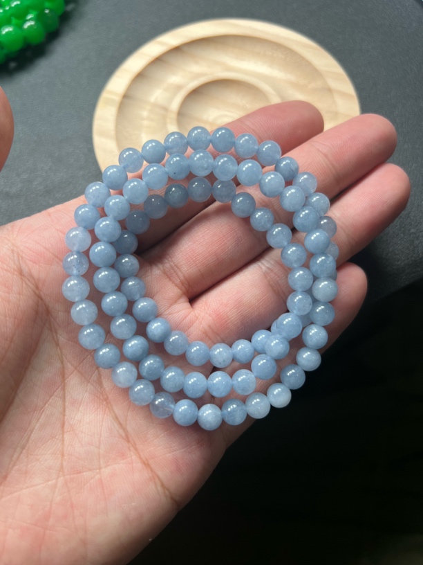 34号缅料胶感见光不死紫罗兰项链卡6随机发一件多样性长链女款