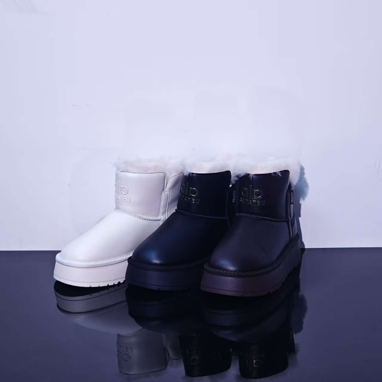 温室.时尚舒适潮流百搭厚底轻奢休闲雪地靴 9107