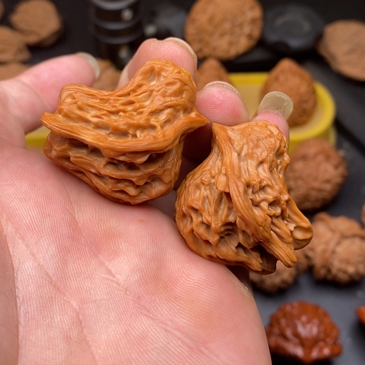 +***2把件桃核比翼双飞1234