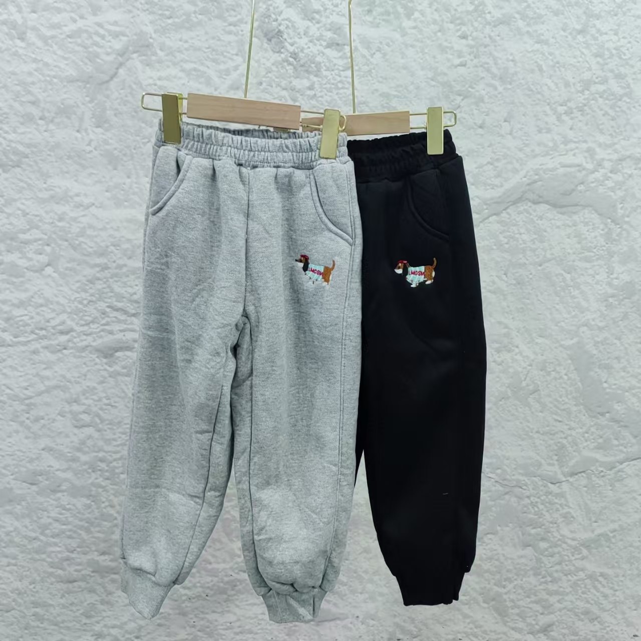 香肠狗羊羔毛卫裤【颜色随机】