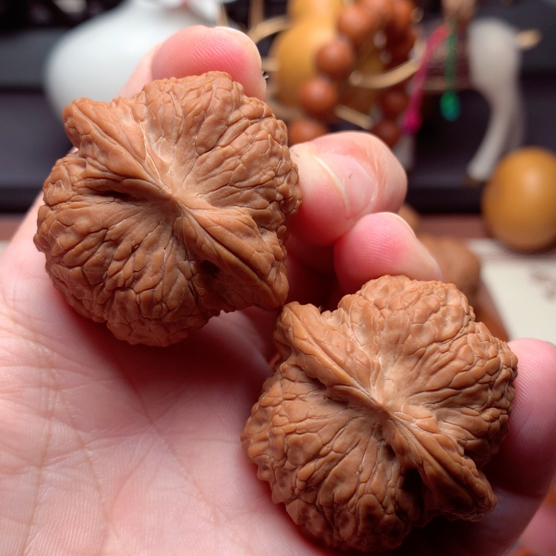 文玩核桃把件血麒麟全品满肉  1号