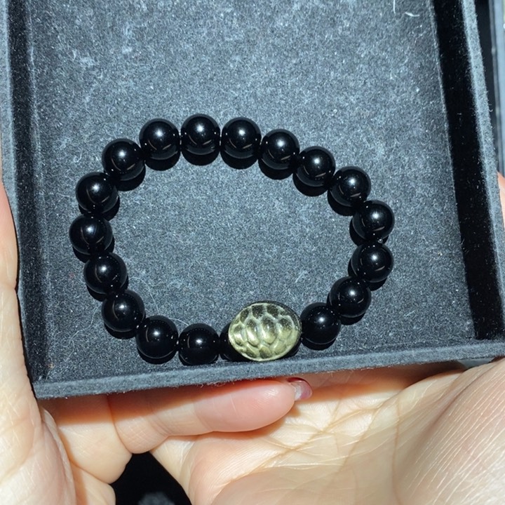 黑曜岩手链未镶嵌h****e