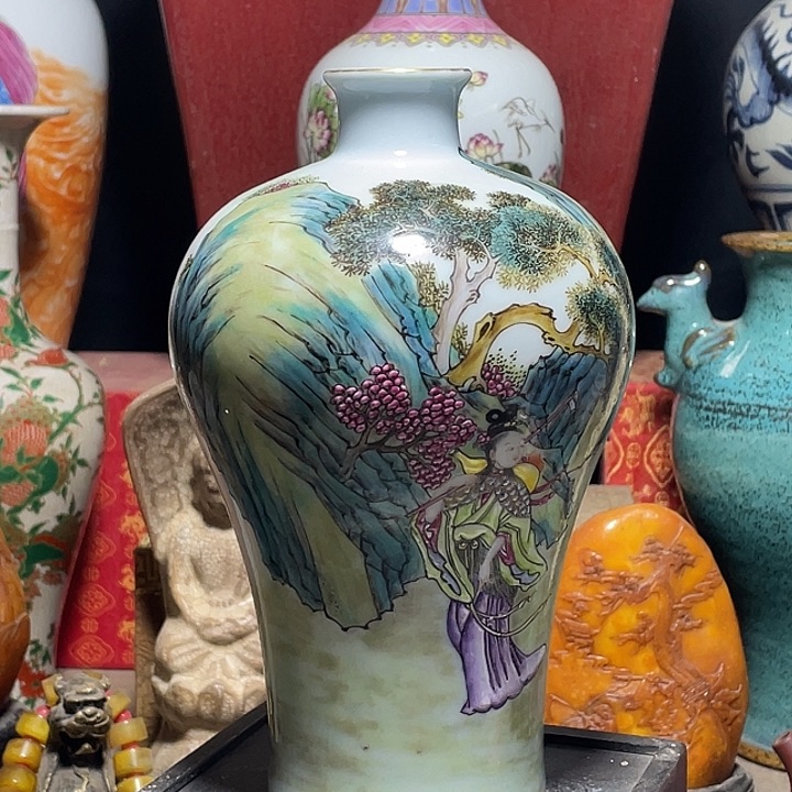 瓷片青花瓷器手工制作