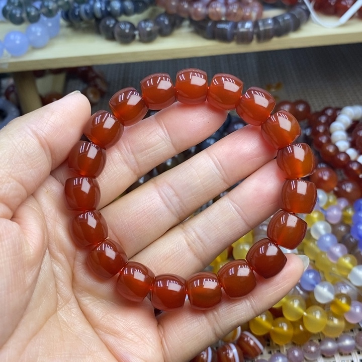 玛瑙/玉髓未镶嵌手链