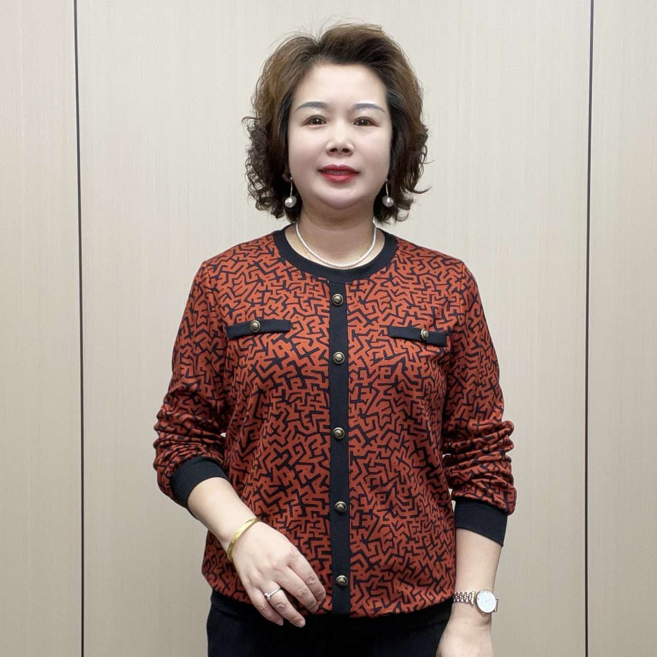 2025秋季长袖休闲时尚减龄宽气质百搭松显瘦女装洋气中老年妈妈装
