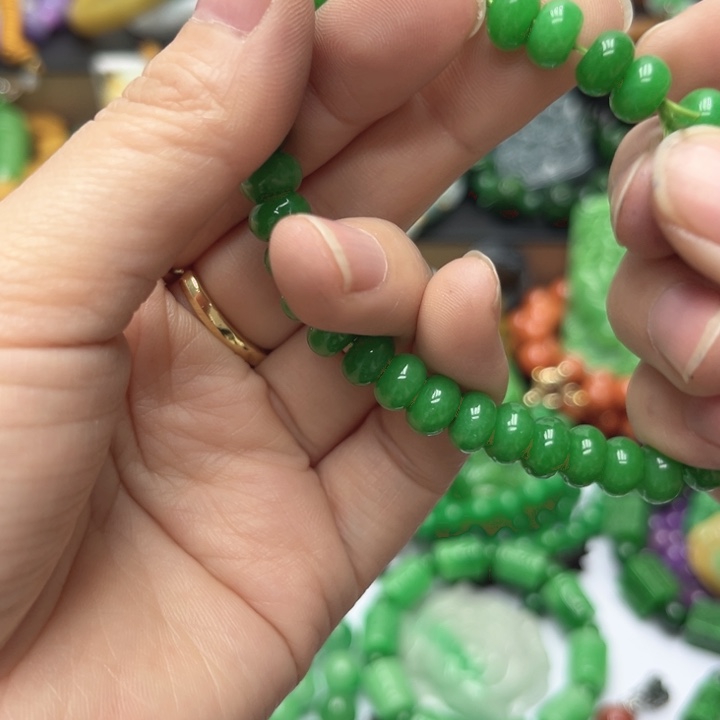 翡翠未镶嵌颈饰手串13