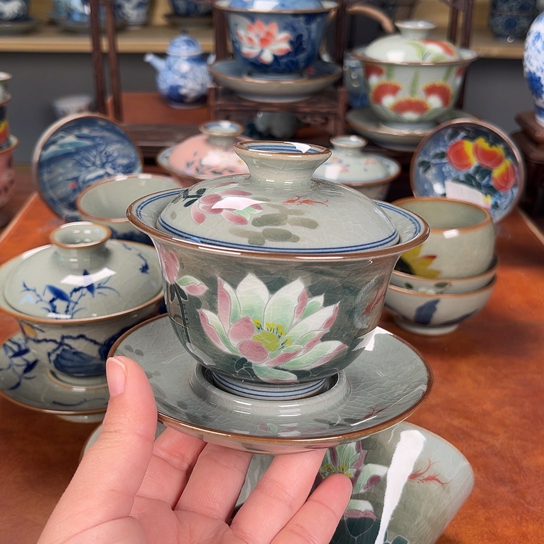 杯盖碗景德镇陶瓷