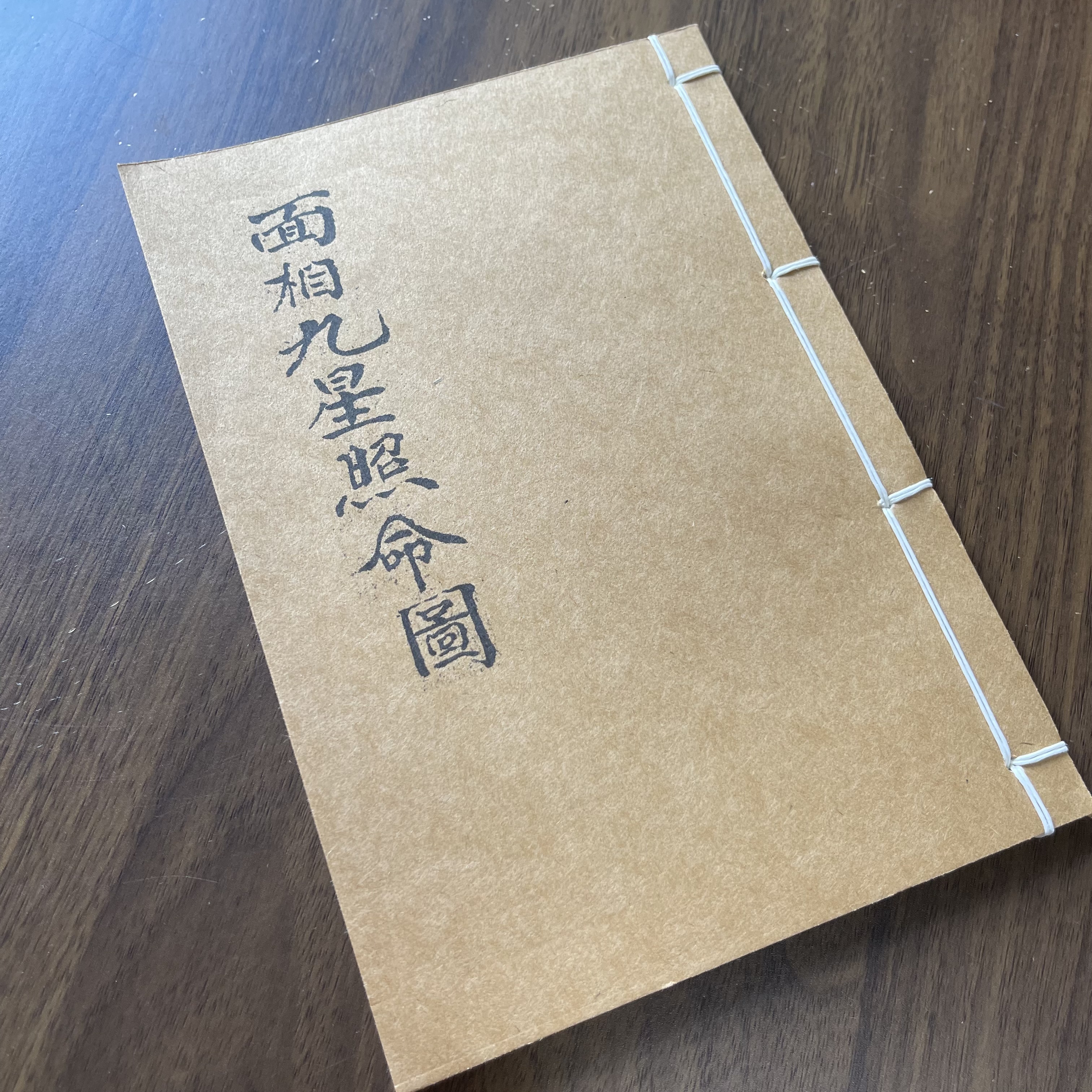 民间收藏面相书 九星照命图 手工线装 23筒子46页 国学古籍32开