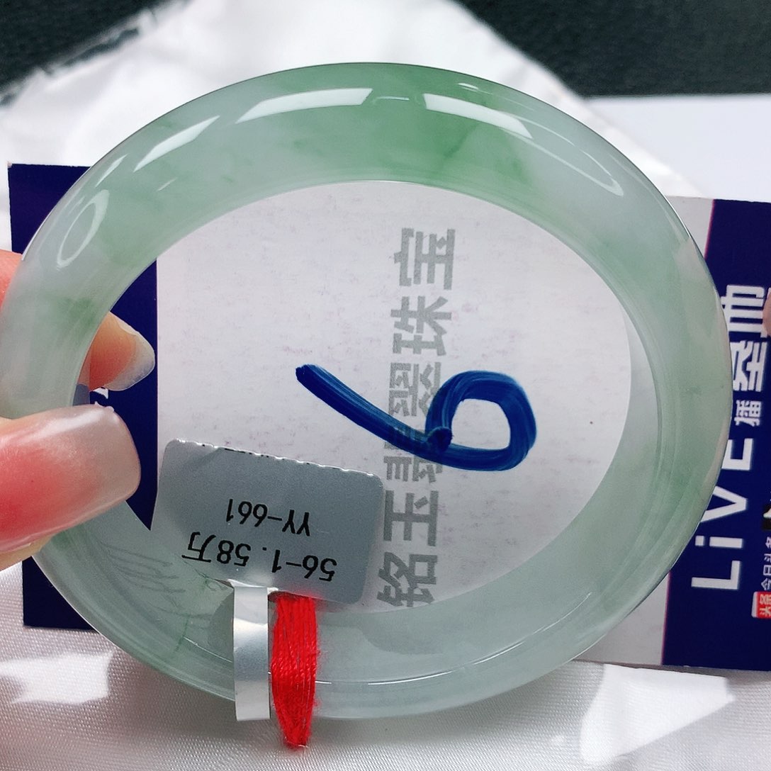 翡翠手镯未镶嵌缅甸天然a货翡翠55