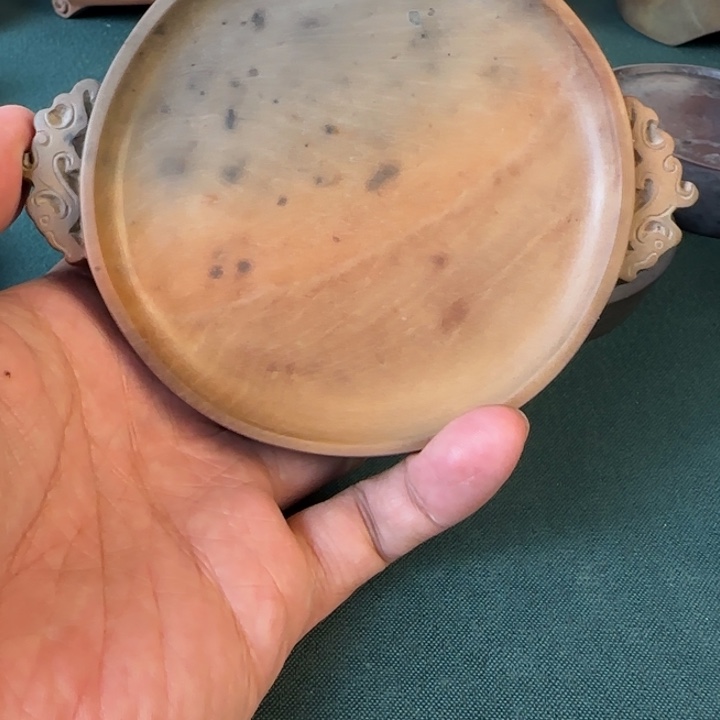 单***猪河东裴氏澄泥砚台