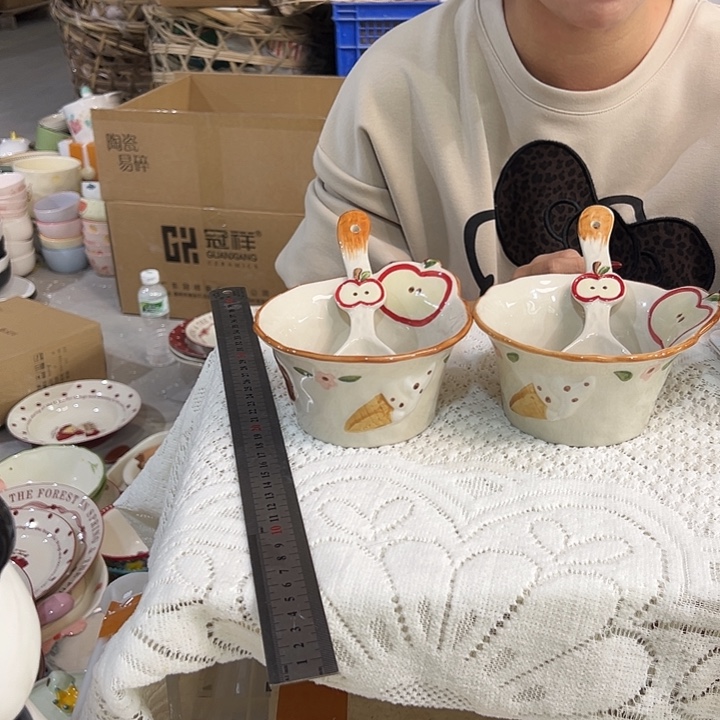 瓷潮州陶瓷工厂微瑕