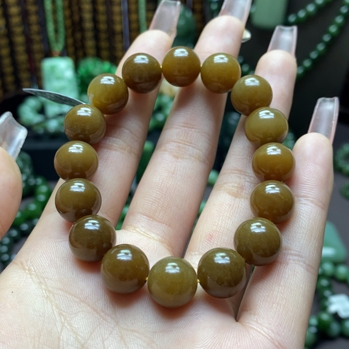 和田玉手串未镶嵌