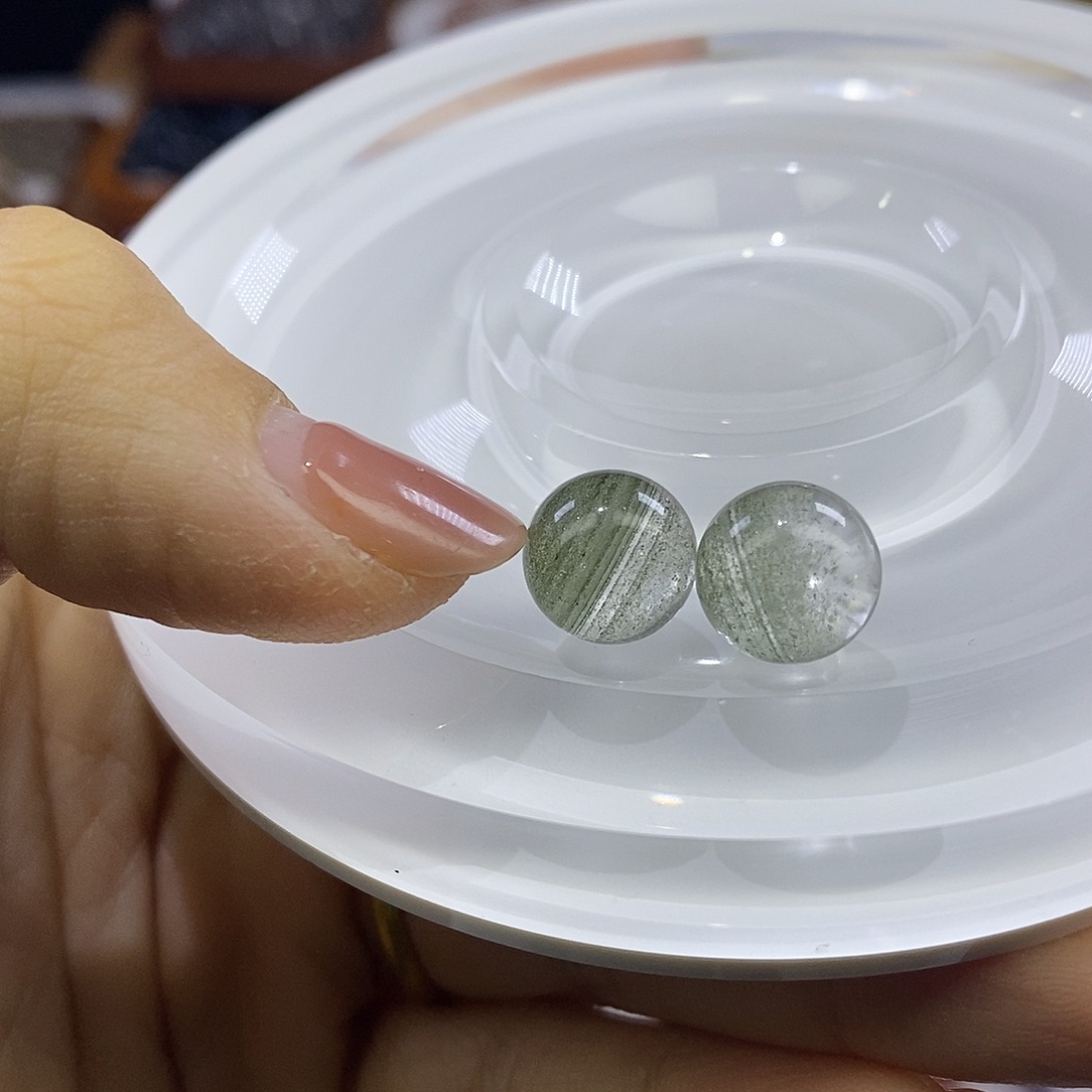 三***版烟晶手链银S925镶嵌天然水晶定制打孔不退换