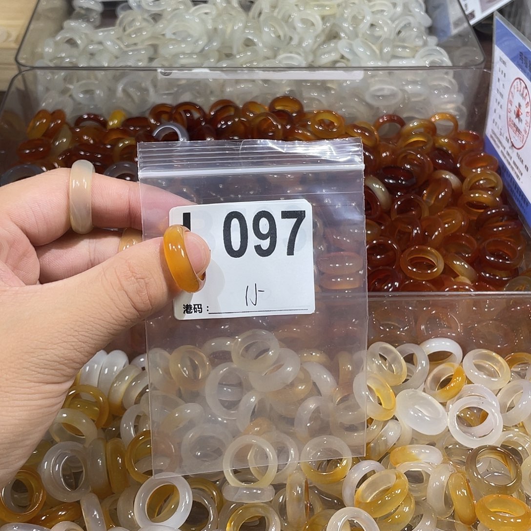 合金戒指玛瑙/玉髓097