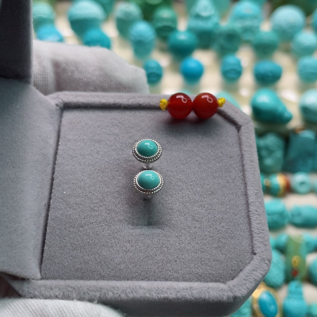 南红玛瑙珠宝奇石银S925镶嵌