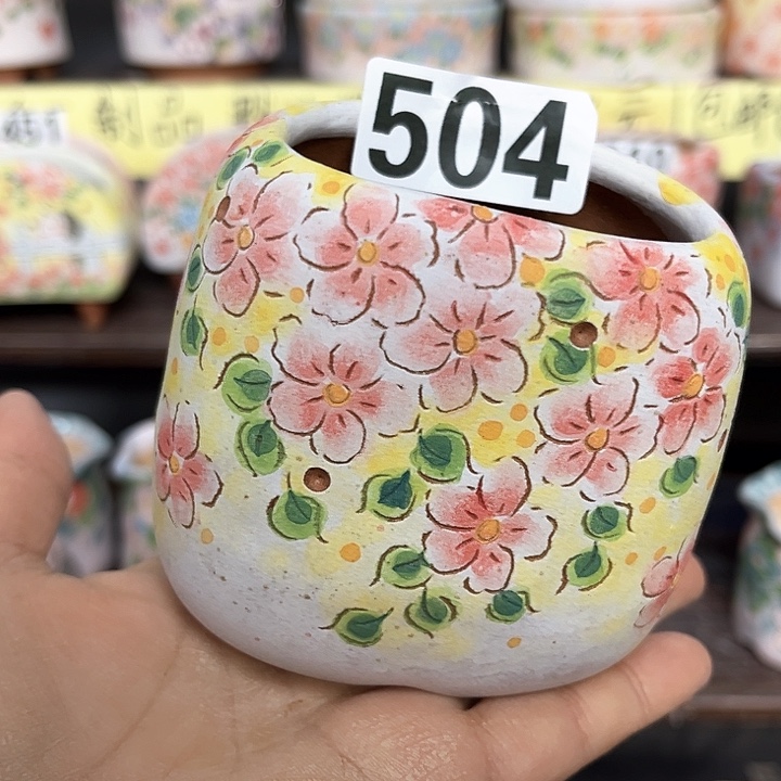 红陶手工多肉植物花盆