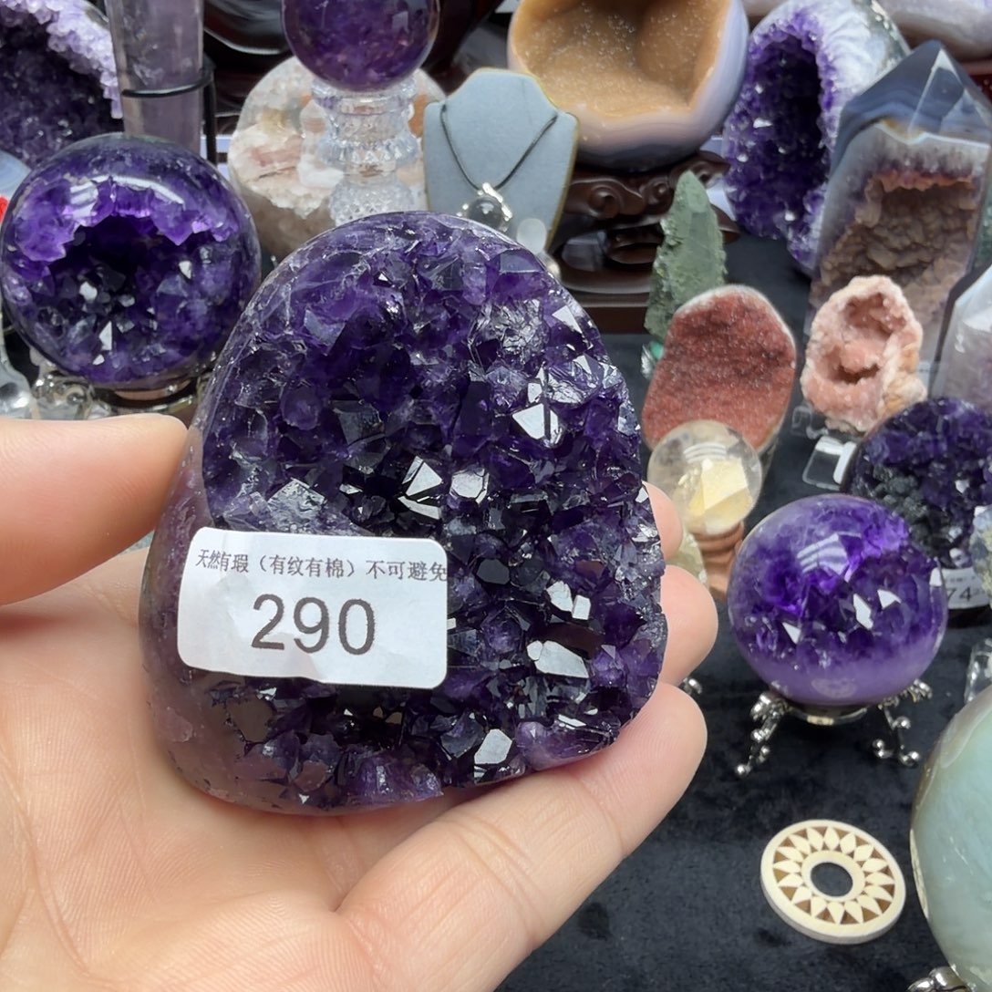 未镶嵌水晶摆件天然