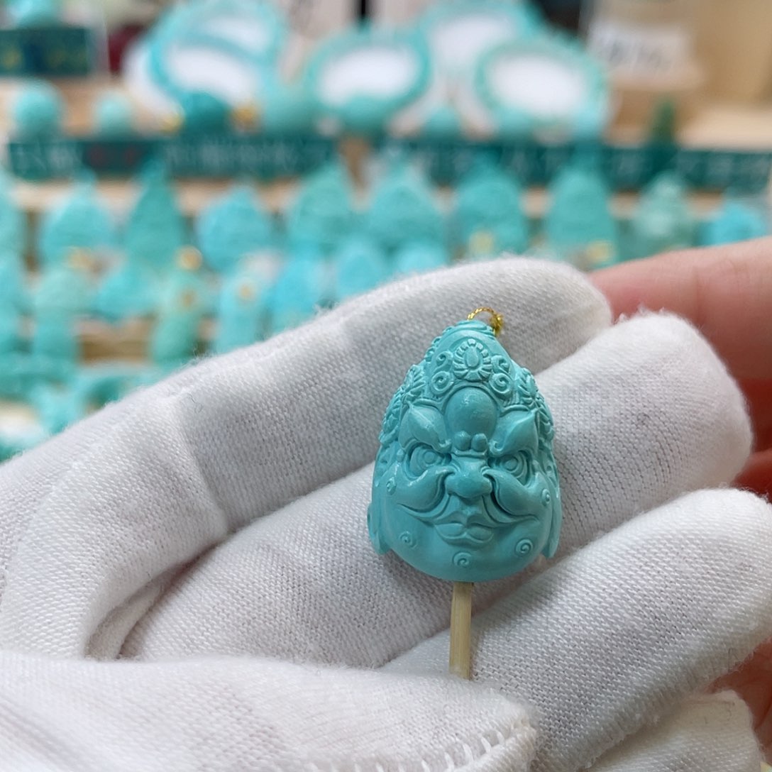 绿松石珠宝奇石未镶嵌