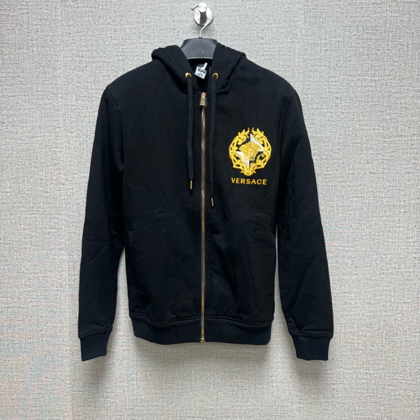 未使用 VERSACE/范思哲 男士拉链卫衣外套/V8300