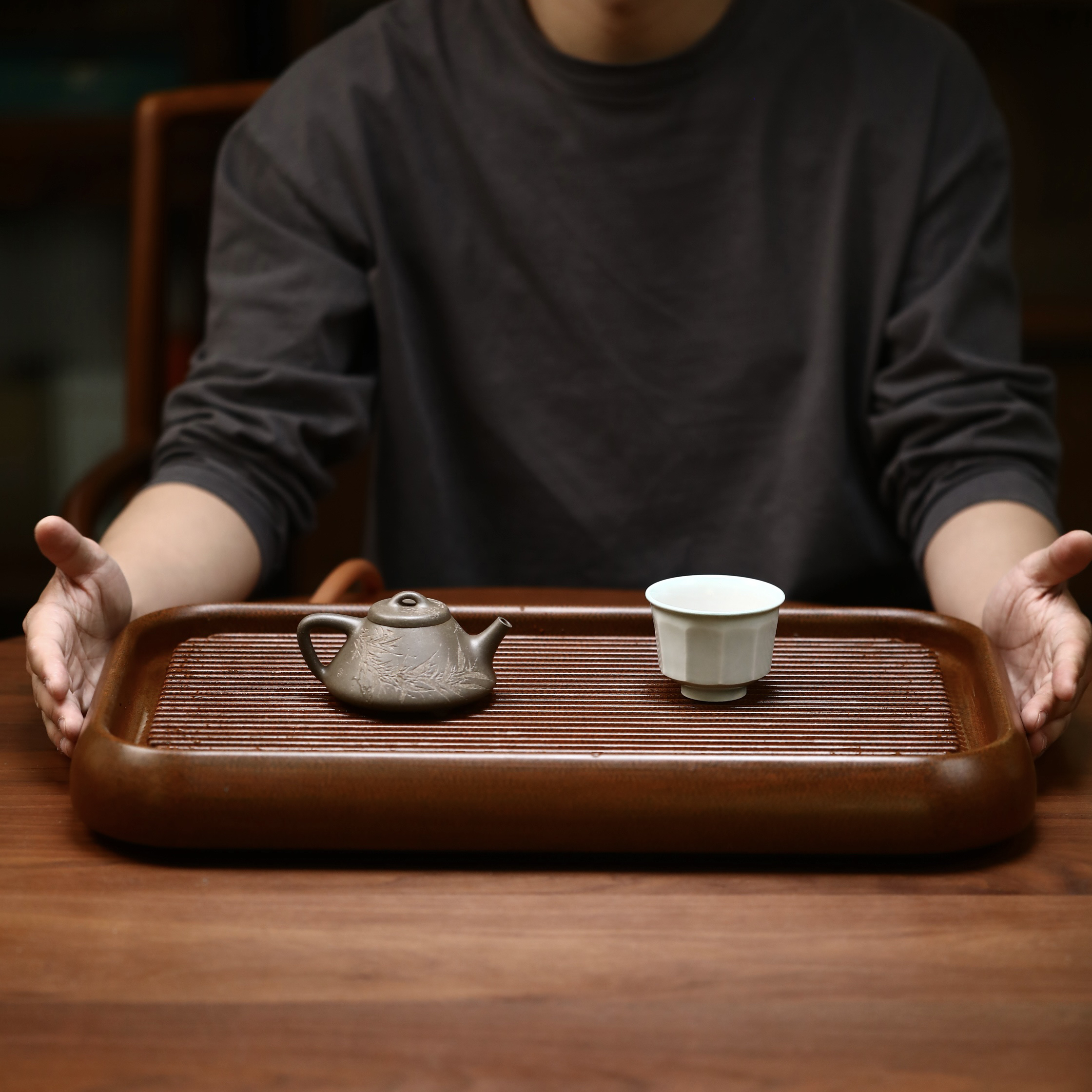 茶盘 土豪纹星罗密布 胶木茶盘 7040 5030 尺寸