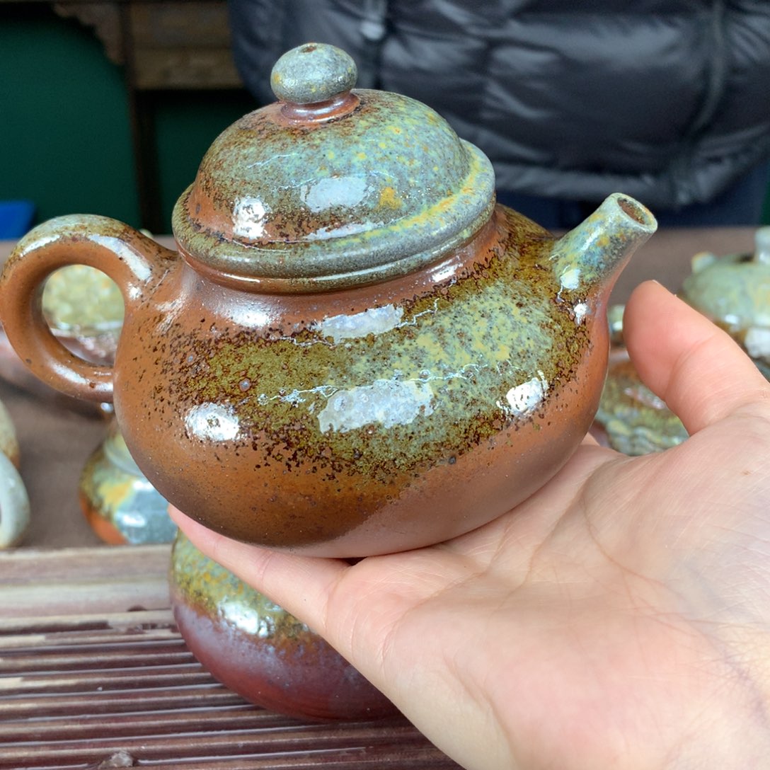 紫砂茶壶纯自然柴烧