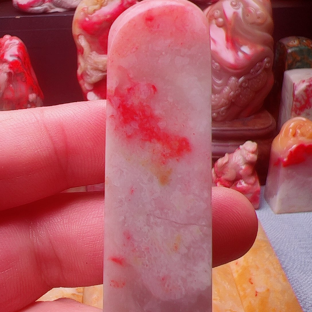 鸡血石鸡血石印章