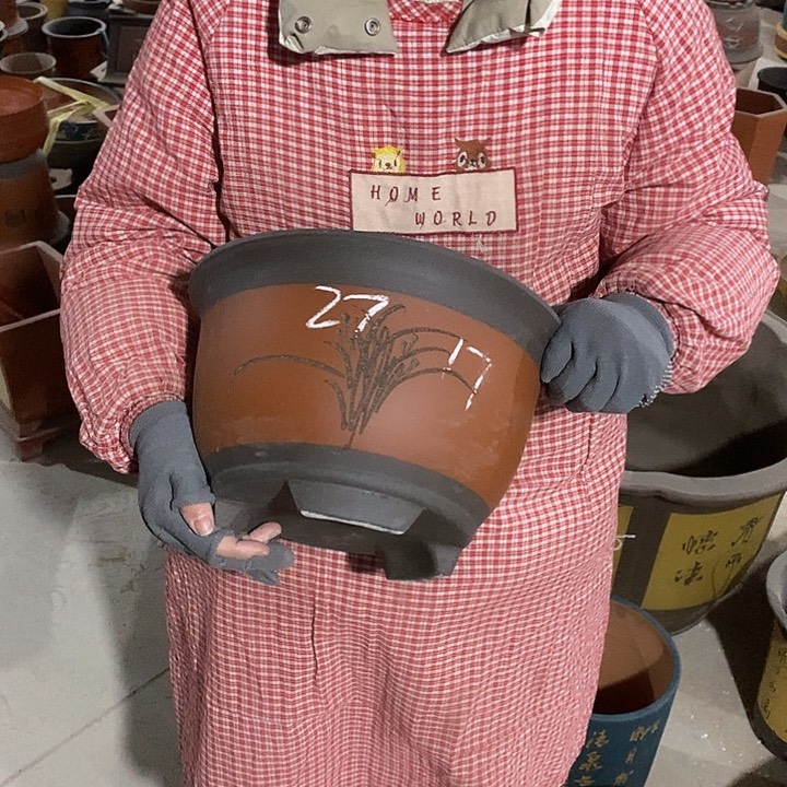 紫砂花盆紫砂花盆