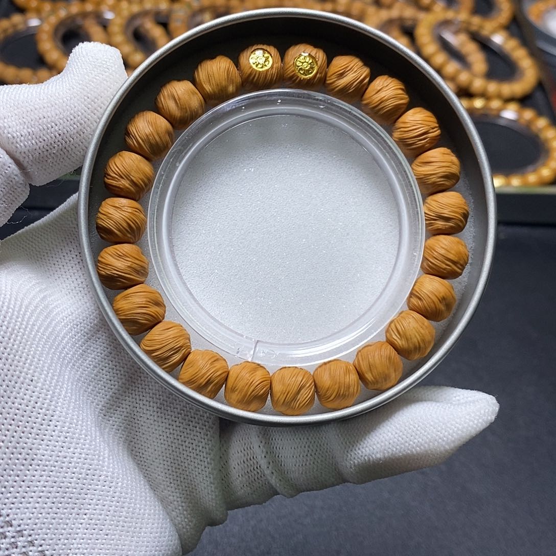 猴头核桃手串18k双标鬼印 11左右 全品 35号