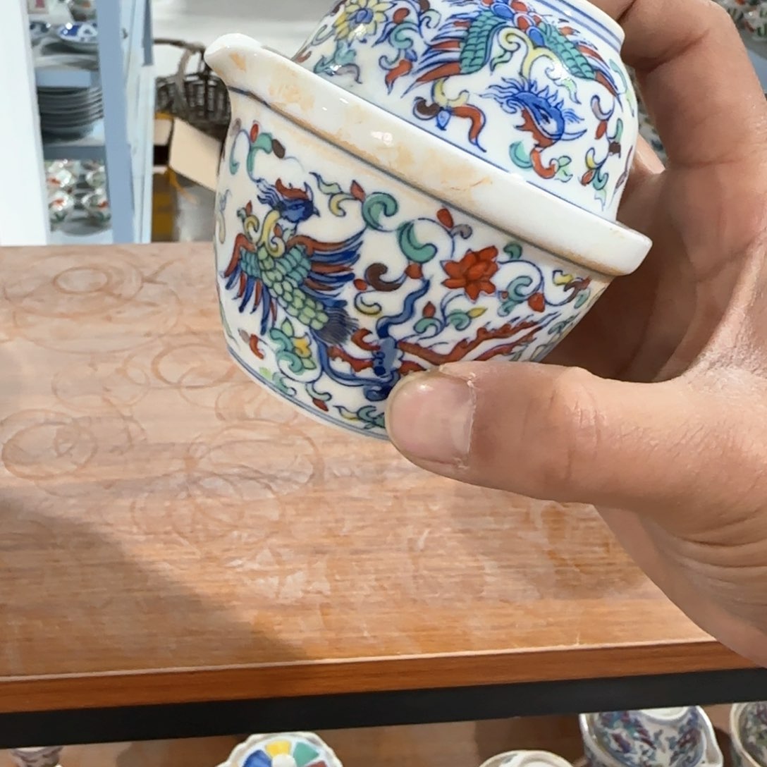瓷片摆件手绘瓷器全部处理了吧