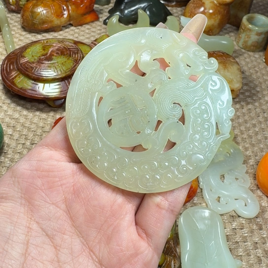 吊坠白玉菩提挂件