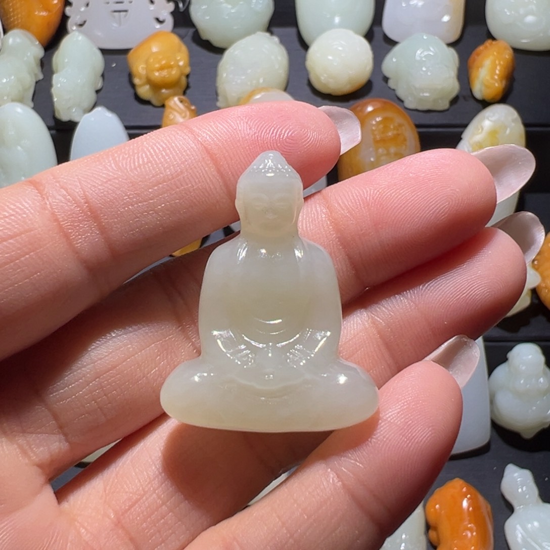 颈饰未镶嵌和田玉独***下