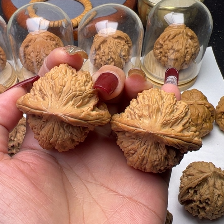 文玩核桃把件芳芳43望月全品